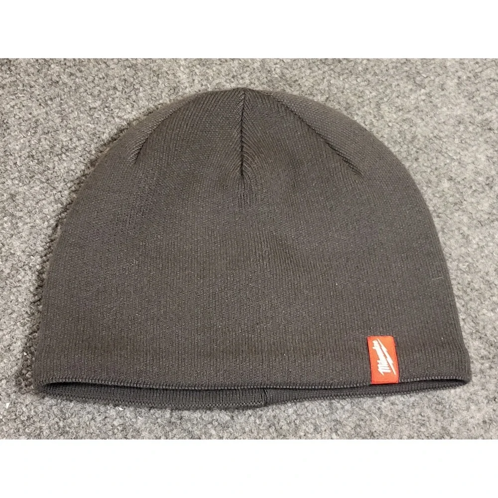 Milwaukee Tools Fleece Lined Beanie Hat One Size Dark Gray